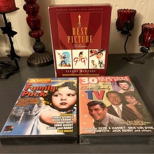 3 multi movie DVDs with classics